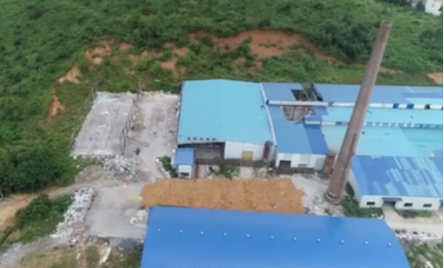 湖南武岡高危煙囪群控爆拆除行動