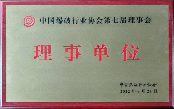 中國爆破行業協會理事單位